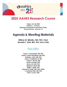 2025 Research Course Agenda – FINAL