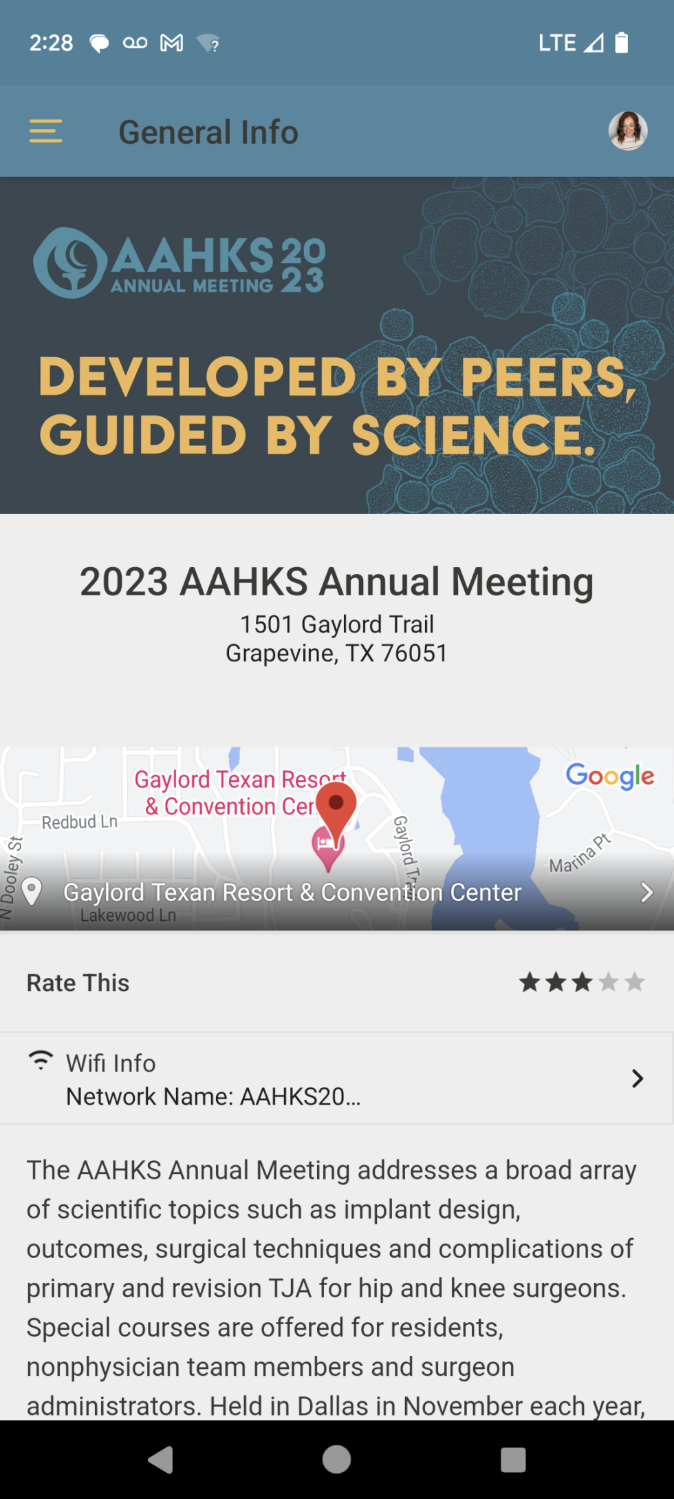 Program AAHKS Annual Meeting